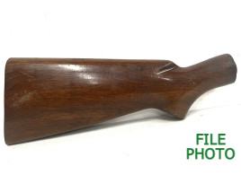 Butt Stock Assembly - Late Variation - Walnut - Plain - 12 Gauge - Without Butt Plate - Original Butt Stock Assembly - Late Variation - Walnut - Plain - 12 Gauge - Without Butt Plate - Original